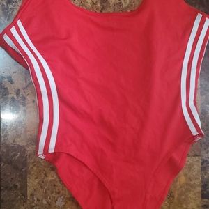 Adidas Red Bodysuit  *Not swimwear*